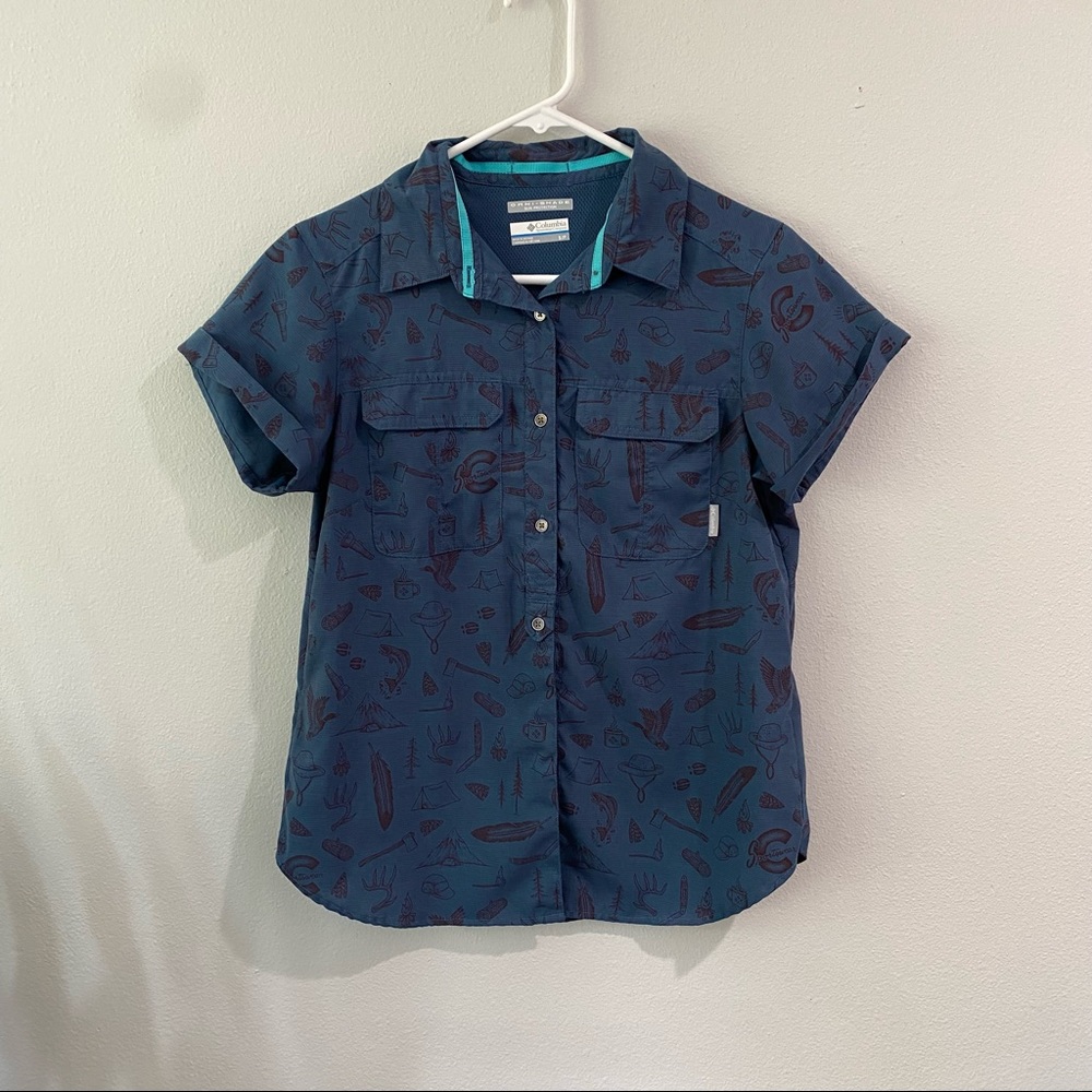 Columbia Short Sleeve Button Down